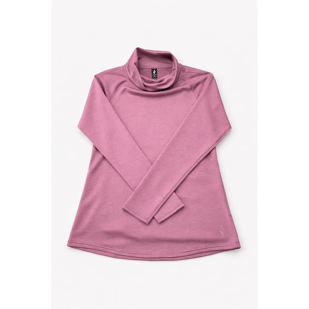 Skechers GOWALK Mauve Cowl Neck Pullover‎ Women's Small NWT Athlisure Top